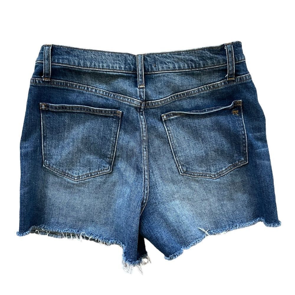 MADEWELL High-Rise Denim Shorts Cutoff Edition Size 29 - Picture 2 of 5